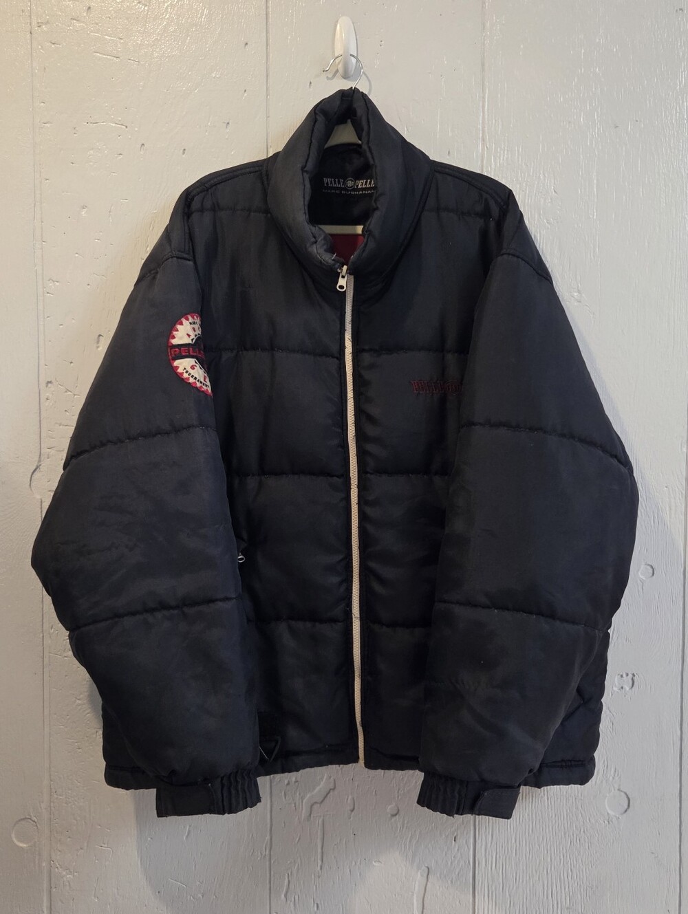 Pelle Pelle Vintage Streetwear Puffer Jacket with Patch